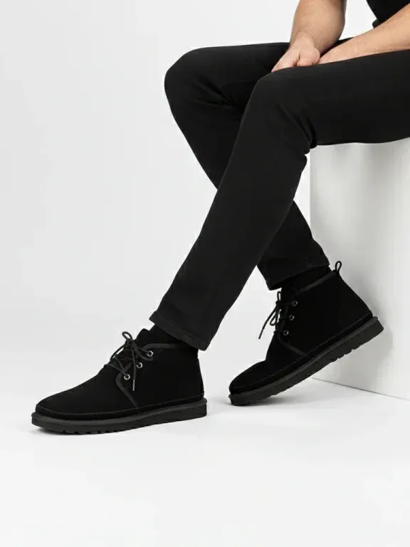 Vīriešu melni sniega zābaki Gavin - Footwear